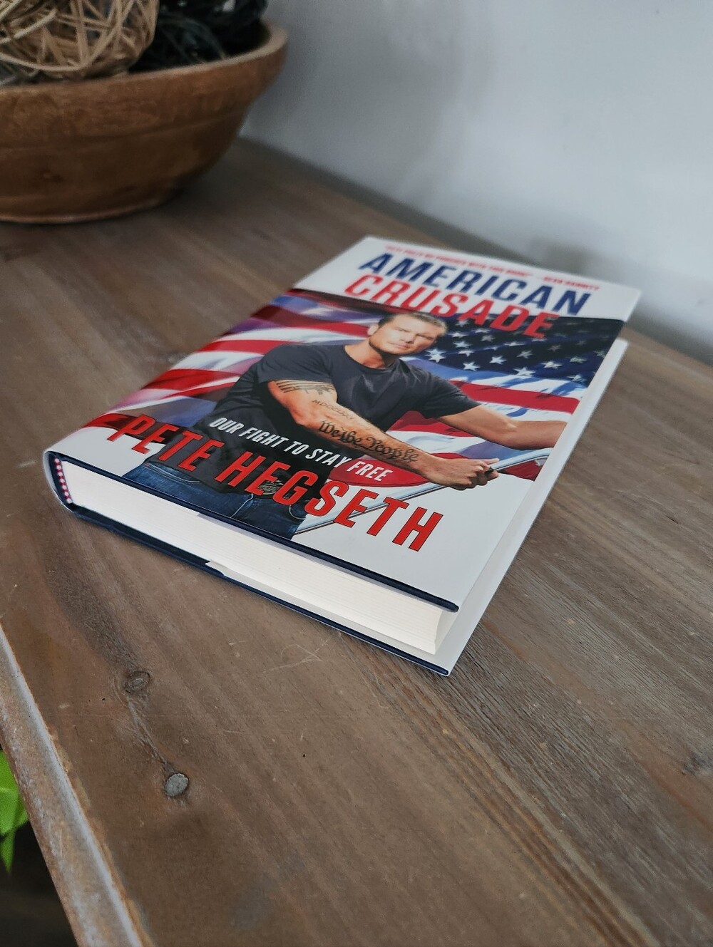 Pete Hegseth Autographed American Crusade Signed Hardcover Book COA 2020 - Picture 9 of 10